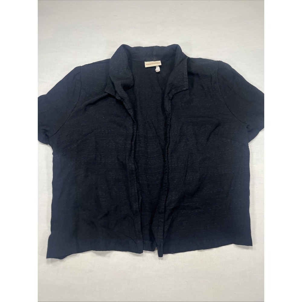 Expressions Women's Black Blouse Size 16 Made in USA RN 37551